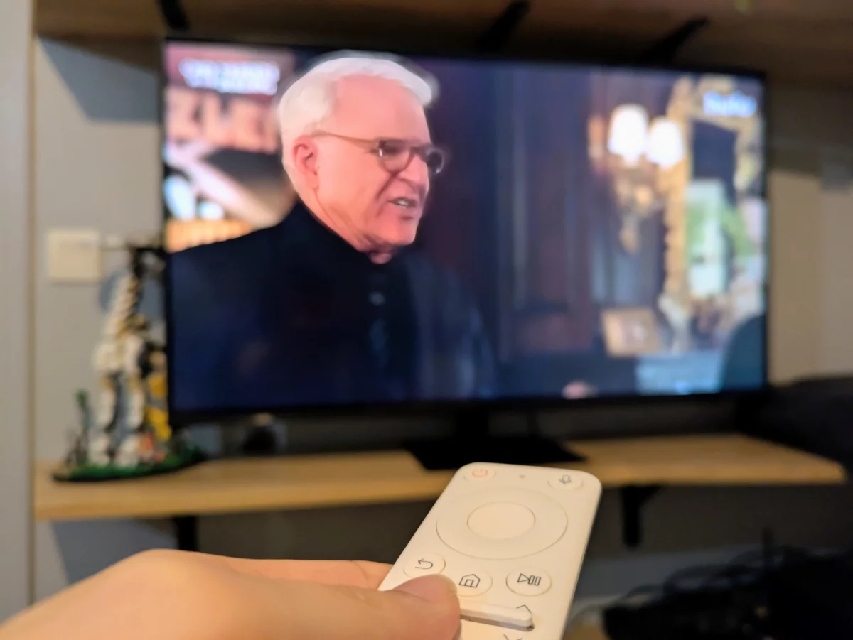 Only Murders in the Building sur une télévision