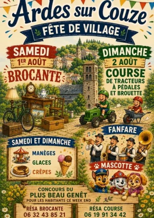 Fête de village - Ardes-sur-Couze