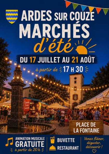 Marchés d’été - Ardes-sur-Couze