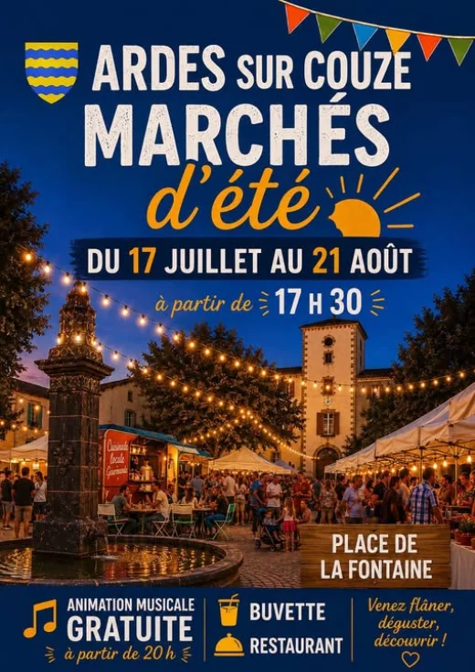 Marchés d’été - Ardes-sur-Couze