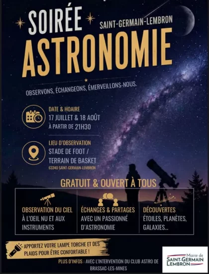 Soirée astronomie