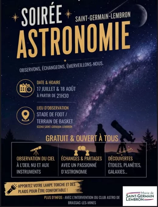 Soirée astronomie