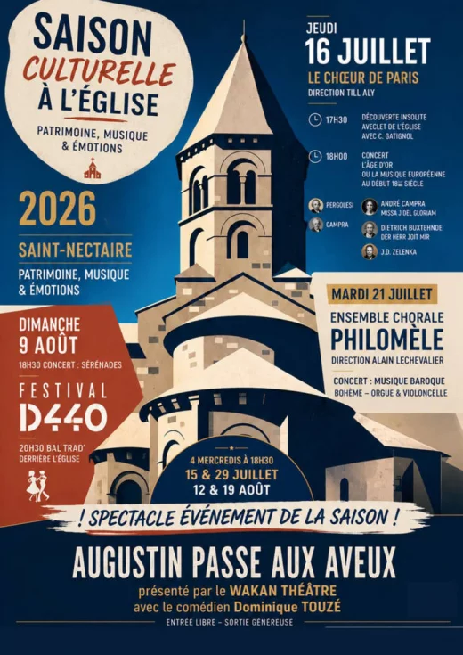 Saison culturelle à l’église - Saint Nectaire