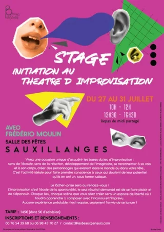 Stage d’initiation au théâtre d’improvisation