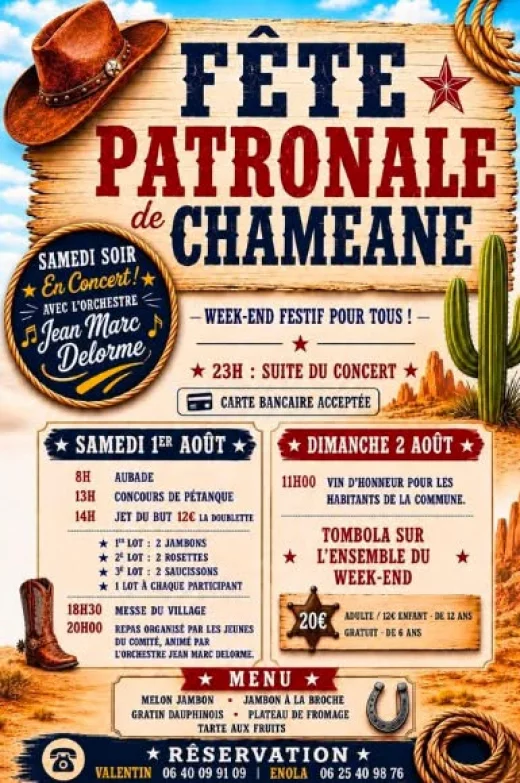 Fête patronale - Le Vernet Chaméane