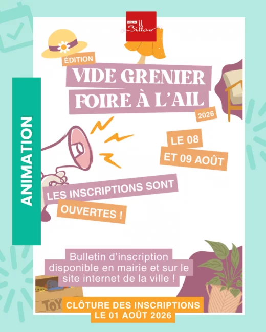 Vide-grenier de la Foire à l’Ail
