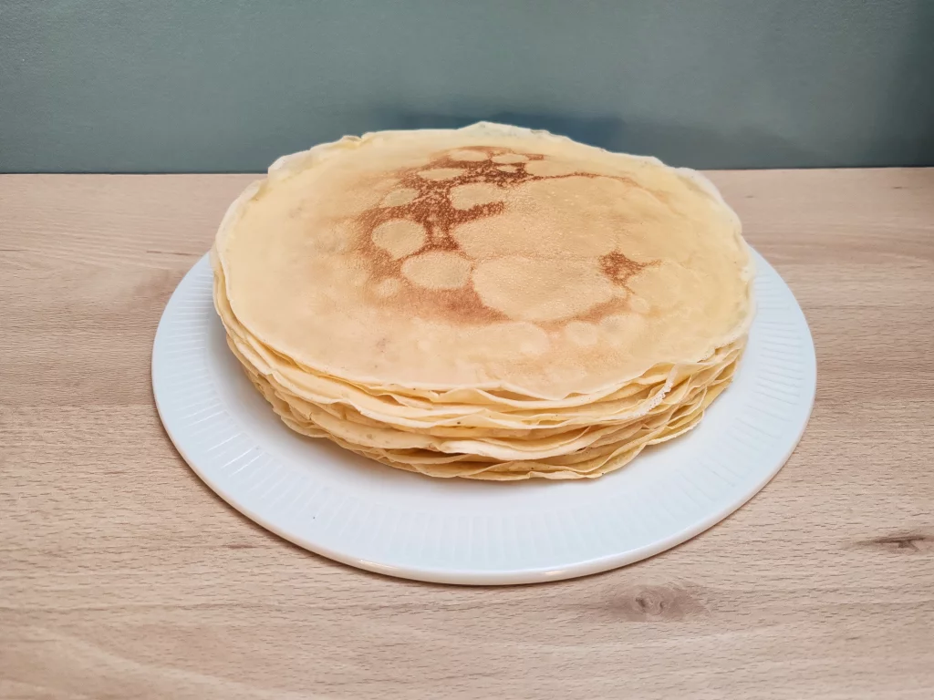 Pile de crêpes gourmandes