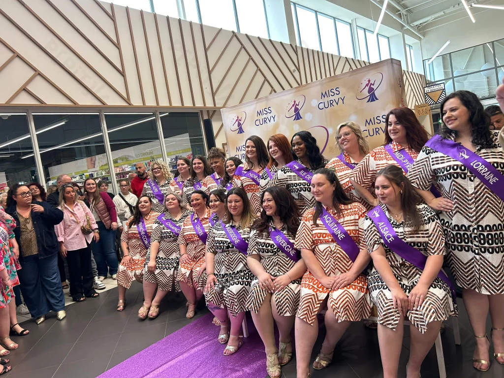 Le groupe des Miss France