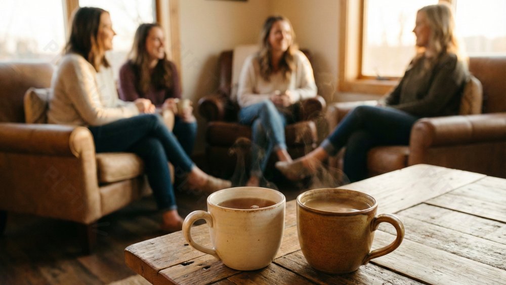 Tasses chaudes, café des mamanges