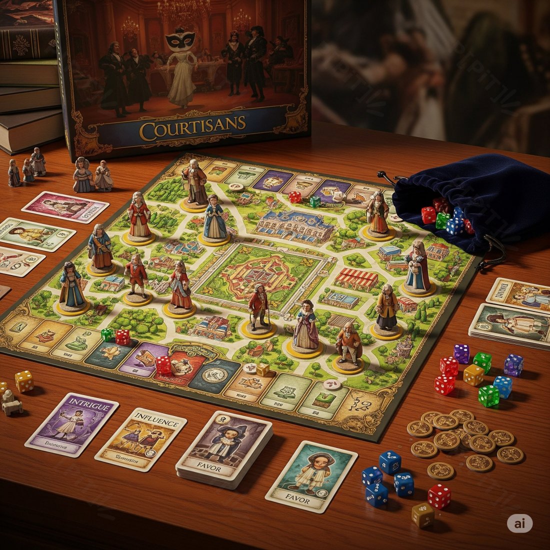 Jeu de société : Courtisans