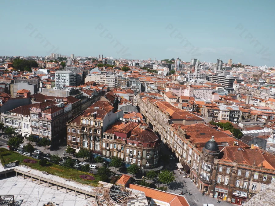 Ville de Porto, Portugal.
