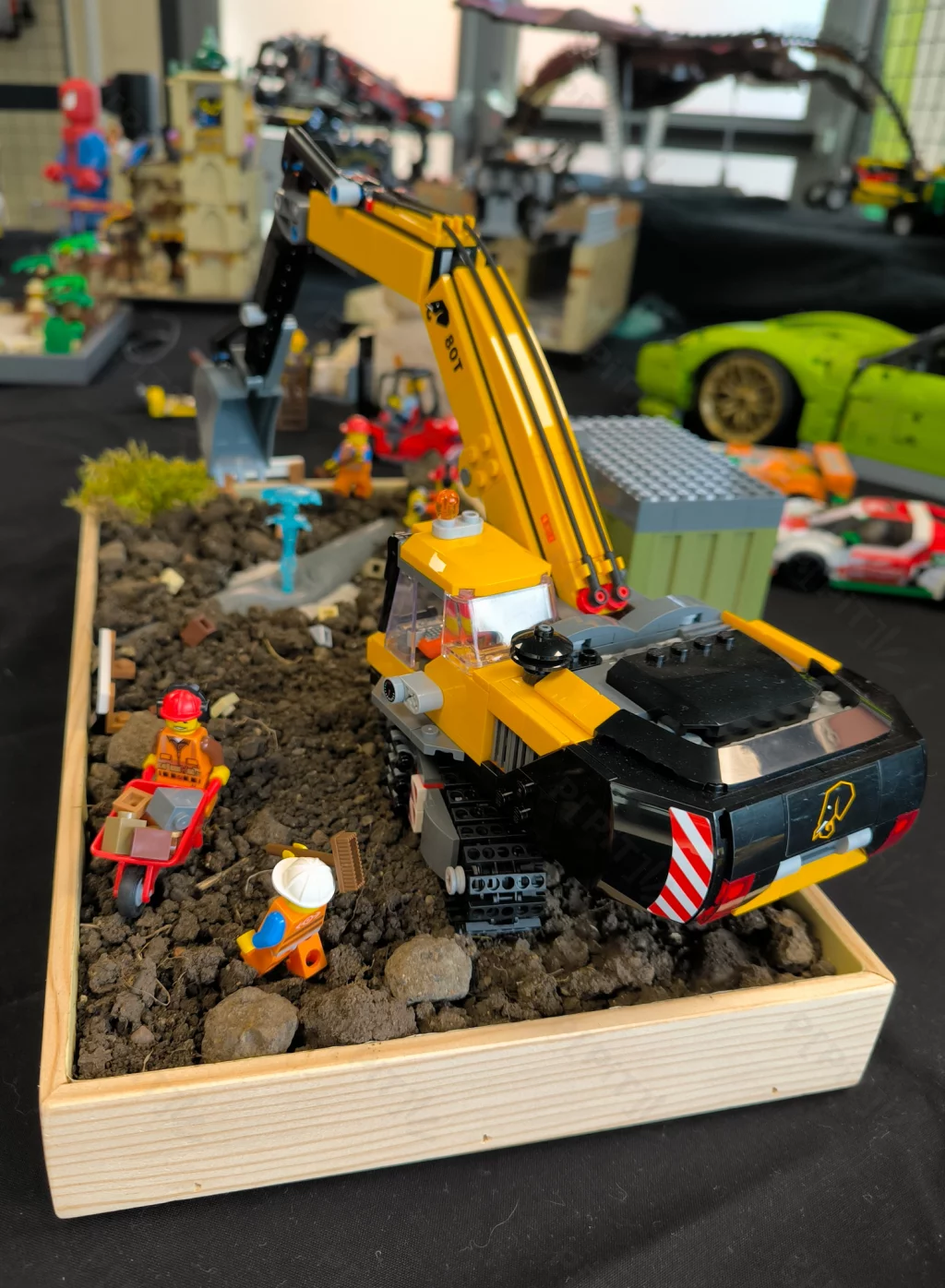 Détail construction camion LEGO