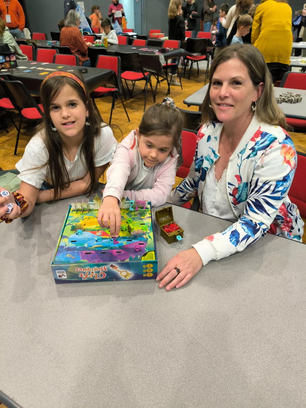 Famille en train de jouer