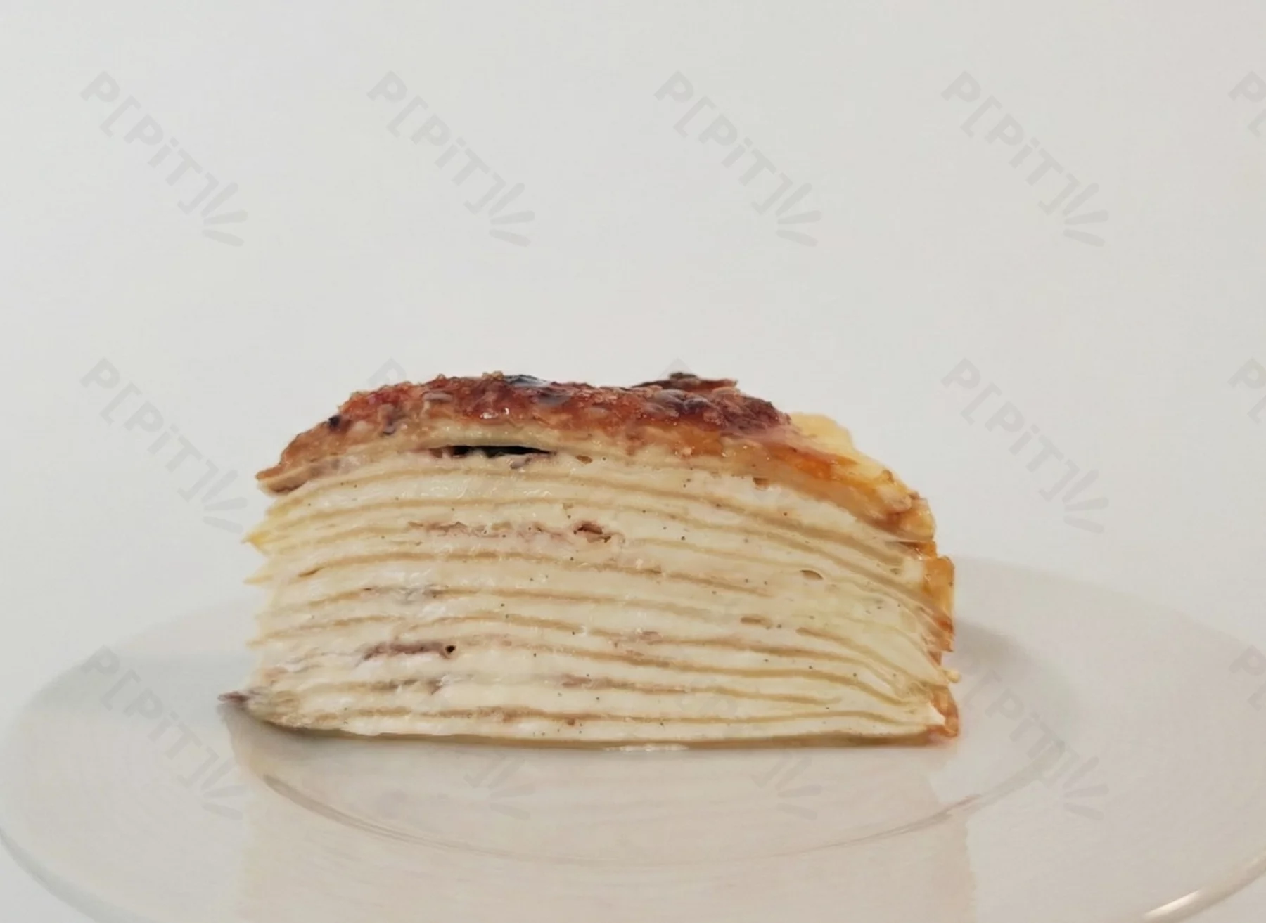 Gâteau de crêpes façon crème brûlée