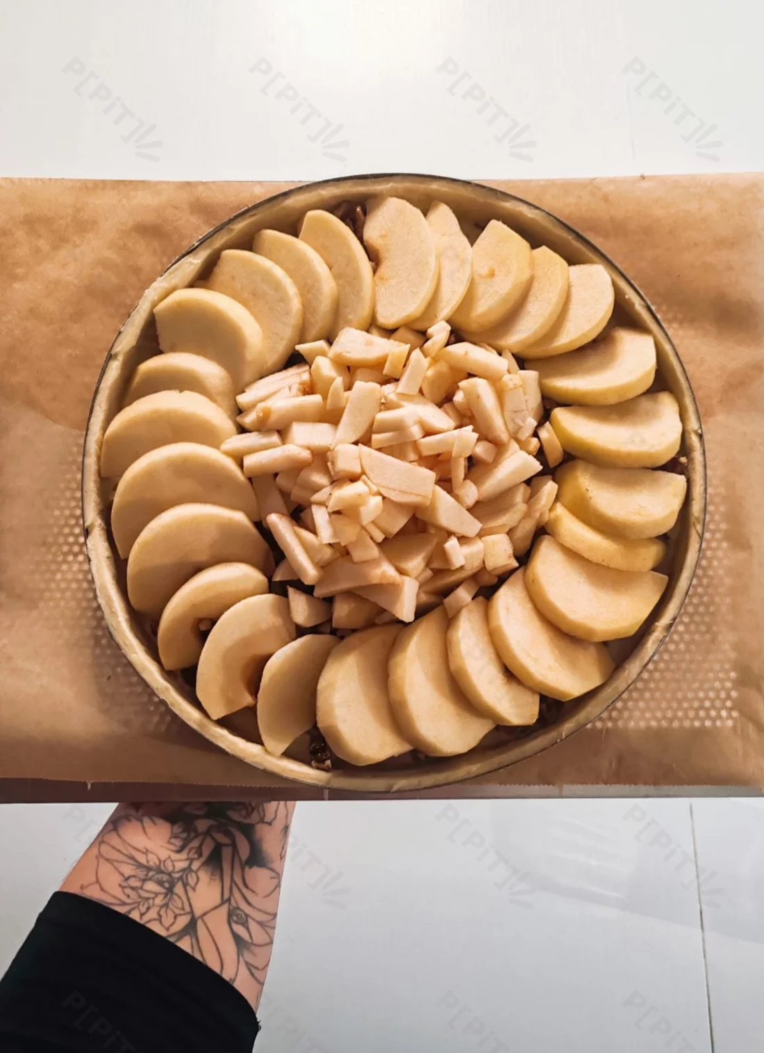 Monter et cuire la tarte